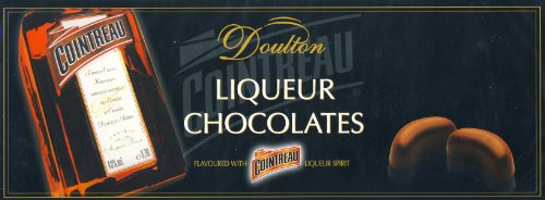 Cointreau liqueur chocolats – de Noël de luxe par Doulton 150 g
