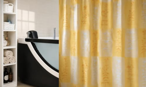 Spirella Duschvorhang Bad Kira Sunshine 180 x 200 textile