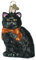 Old World Christmas Halloween Kitty Glas geblasen Ornament für Weihnachtsbaum