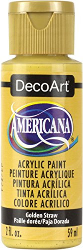 Deco Art Americana Peinture Acrylique Multi-usages, doré Paille