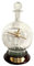 Splendido decanter in vetro con modellino di Spitfire in vetro