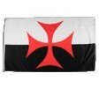 Flagge Kreuzritter Kreuz - 90 x 150 cm