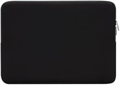 RAINYEAR 15 Zoll Laptop Hülle schützende weiche Tasche Reißverschluss Abdeckung tragen Computer Tasche kompatibel mit 15,4 MacBook Pro Touch Bar speziell für Modell A1938 A1707 A1990(Schwarz)