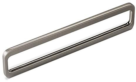 SOTECH Möbelgriff OLESSIA BA 96/128/160 mm Edelstahloptik | Schrankgriff Länge 173 mm schlanker Designgriff von SCHÜCO ALU COMPETENCE