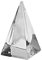 CRISTALICA Briefbeschwerer Deko Glas Dekoration Pyramide 7,5 X 7,5 cm Transparent