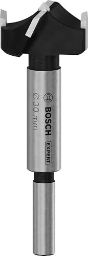 Bosch 1x EXPERT Laminated Wood Scharnierlochbohrer (für Kunststoffbeschichtete Platten, Massivholz-Möbelplatte, Ø 30,00 mm, Professional Zubehör Stehender Bohrer)