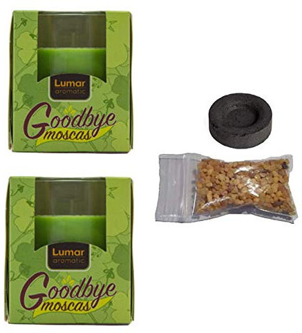 Pack 2 Velas de Geranio + Incienso en Grano DoraZen