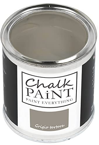 Chalk Paint Everything® Grigio Tortora (Taubengrau) - (750 ml) Wasserbasierte Kreidefarbe für Shabby-Chic-Möbel, Dekoration und Recycling-Projekte – Ungiftig, leicht anzuwenden