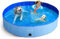 Furdreams Piscine Pliable en Plastique Dur pour Chien, Portable, multifonctionnelle, en PVC antidérapant, Profitez de la Brillance de l'été dans Votre Jardin, pour Enfants, Chats, Chiots (Taille XL)