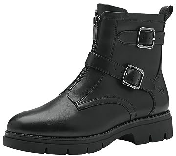 Tamaris Damen Boots Vegan; BLACK MATT/schwarz; 37 EU