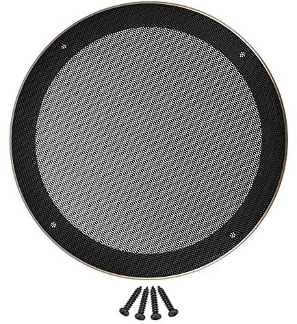 X AUTOHAUX 8 Inch Audio Speaker Grill Cover Woofer Guard with Screw Gold Tone