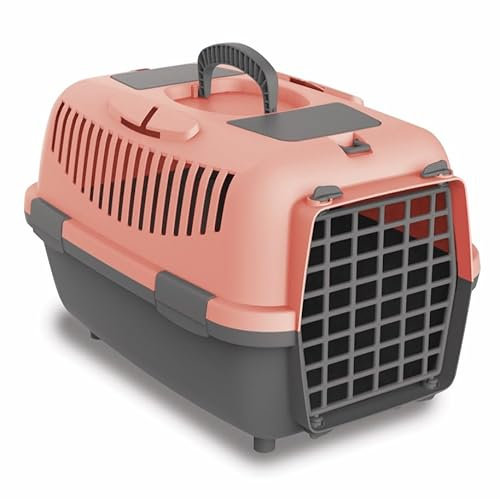Nomade 2 Hundebox - Transportbox für kleine Hunde und Katzen - 55 x 36 x 35 cm - Kann bis zu 8 kg tragen. Robustes Polypropylen. Türen aus Kunststoff