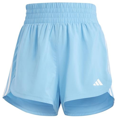 adidas Pacer Short d'entraînement 3 Bandes Taille Haute pour Femme Taille L 12,7 cm
