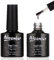 Aieenjor Colle Faux Ongles Extra Forte Top Coat 2 * 8ml, Colle Capsules Ongles Uv, Colle Capsule Americaine Ongle, Gummy Base Pose Americaine, Durcissement De L'Extension Des Ongles