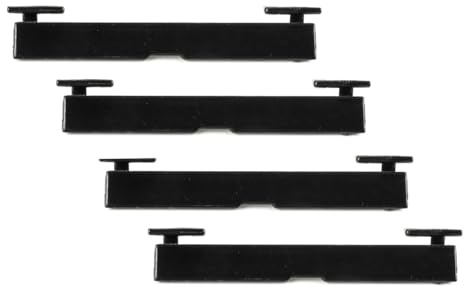 LST Gepäckträger Zierleiste Abdeckung Blende (4er Set) Dach Leiste Dachträger Reling vorne hinten links rechts Dachträgeraufnahme schwarz kompatibel mit Mercedes-Benz E-Klasse W213 S213