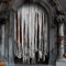 3Pcs Halloween White Doorway Curtain- 65x39Inch Creepy Gauze for Door Curtain Decorations- Scary Spooky Cloth for Halloween Party Haunted House Entrance Decor (White)