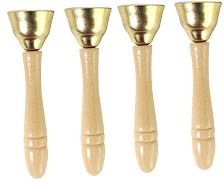 WOONEKY 12 STK auf die Messingglocke rassel Glocke Musikalisches Glockenspielzeug kinderinstrumente musikinstrumente für Kinder Handglocke für Kinder lustige Spielzeugglocke
