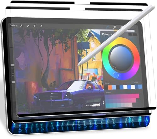 IVEOPPE 2 Stück Papier Magnet Folie für iPad 10 Generation (2022) 10,9 Zoll, Schutzfolie Matte Papierfolie Displayfolie, Abnehmbar und Wiederverwendbar, Schreiben und Notizen Machen wie auf Papier