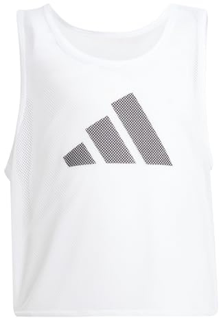 adidas Unisex Kinder Training Bib24 Mini Shirt, White, 2-3 Years