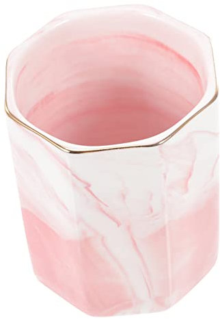 SHOWERORO Pot À Crayons En Marbre Pour Bureau Décoration Rangement