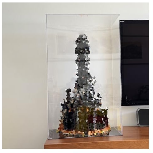 Acryl Vitrine Schaukasten Staubdichte Acryl-Displaybox 10 15 20 25 30 35 40 45 50 60 70 cm, Vitrine für Sammlerstücke, klein, groß, selbstmontierbare Acrylboxen, transparent(30x30x60cm/12x12x24 in)