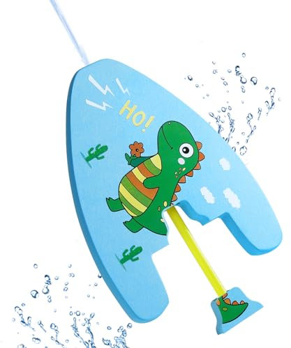 HeySplash Schwimmbrett für Kinder Erwachsene, Schwimmhilfe Schwimmen Kickboard mit Wassersprüher, Schwimmbretter Schwimmnudel Kinder ab 3-6, Schwimmboard Schwimmtraining Schwimmen mit Griffen, Blau