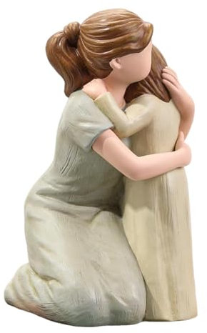 Gralara Mutter und Tochter Statue Figur Skulptur Tischdekoration Muttertagsgeschenk zum Geburtstag