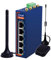 PUSR Router cellulare industriale doppio di Qualcomm 5*Ethernet+RS232+RS485 4G LTE Router SIM Card Modem WiFi Router USR-G806p