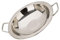 KOCKSHION Sartén Inoxidable Doble Asa para Cocción Casa para Hot Pot y Utensilio de Cocina Práctico y Duradero
