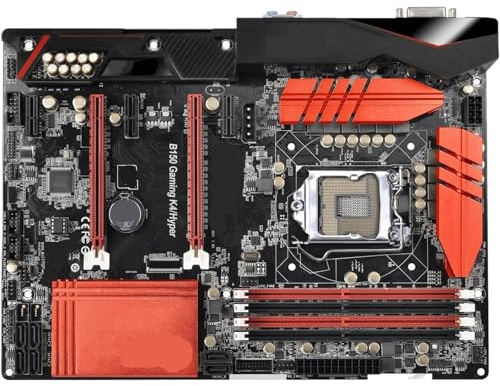Placa Base B150 Gaming K4/Hyper, LGA 1151 DDR4 de 64 GB, Compatible con CPU ATX i5-7500, i3-7300, i3-6300 y i5-6500.