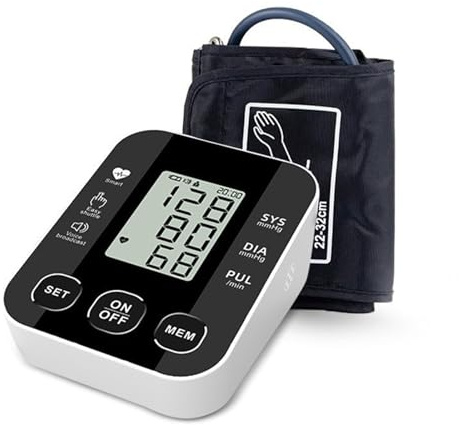 Blutdruckmessgerät V8 Ultra, mit Handgelenkband, Led-Anzeige, Kompakt und Tragbar für Den Hausgebrauch Geeignet (1PCS)