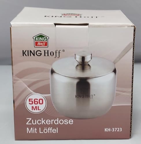 Kinghoff Belleza en forma simple azucareros (560 ml)