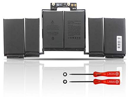 K KYUER A1964 Batería para MacBook Pro 13 EMC 3214 3358 Mid 2018 2019 BTO/cto Touch Bar A1989 MR9Q2LL/A MR9R2LL/A MR9T2LL/A MR9U2LL/A MR9V2LL/A MV962LL/A MV972LL/A MV982LL/A MV992LL/A MV9A2LL/A 58Wh
