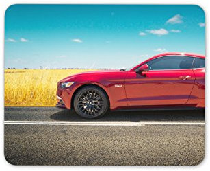 Destination Vinyl Ltd Red Sports Car Mouse Mat Pad - Cars Dad Brother PC Computer #8569