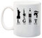 Ink Trendz LGBT Liberty Guns Beer Trump Funny Parody Signature 11 oz. Mug