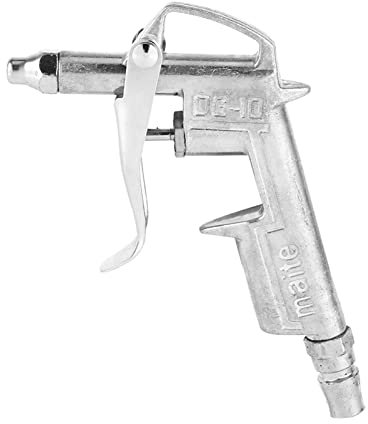 Air Compressor Dust Duster Air Blow Gun Pistol Grip Trigger Handle 1/4 Compressed Alloy Extended Air Nozzle DG-10 for Deep Clean