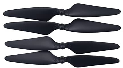 ZYGY 4pcs schwarz Propeller für Hubsan H501S H501A H501C H501M H501S W H501S pro MJX B3 Bugs 3 B3H Bugs 3H F17 F100 HS700 D80 RC Quadrotor