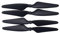ZYGY 4pcs schwarz Propeller für Hubsan H501S H501A H501C H501M H501S W H501S pro MJX B3 Bugs 3 B3H Bugs 3H F17 F100 HS700 D80 RC Quadrotor