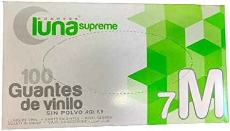 Einweghandschuhe aus Vinyl puderfrei DM Klasse I 100 Stück Box Vynil Ferrucci (S)