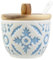 Cabilock 1 Lot de Pot à sel en céramique avec cuillère et Couvercle, récipient à épices, boîte à Sucre, Pot à sel, boîte en céramique pour la Cuisine, la Maison