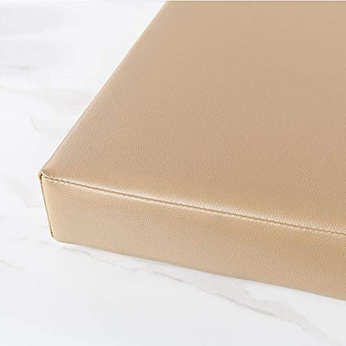 MOTT Wetterfest Outdoor Bankkissen aus PU-Leder,5cm Dickes Schaumstoff Sitzkissen Wasserdichtes Bankauflage Gartenbank,Outdoor-Bank-Sitzkissen für Garten,Terrasse, Möbel,Schaukel