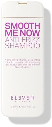 ELEVEN AUSTRALIA Smooth Me Now Anti-Frizz Shampoo | Bekämpft die zwei Hauptursachen von krausem Haar: Strukturschäden und Trockenheit - 300ml