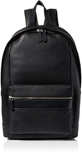 Silver Street London Men's Genuine Leather 14 inch Laptop Backpack, Business Travel Backpack Casual Daypack, Large Capacity