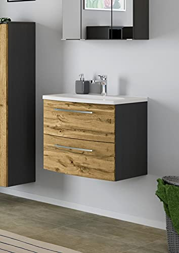 Waschtisch Badschrank Handwaschbecken Waschplatz Waschbecken Badmöbel Genua XI