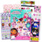 Gabby's Dollhouse Puffy Craft Aufkleberbuch für Mädchen, Packung mit über 300 Aufklebern