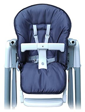Aveanit Bezug Hochstuhl Kissen Ersatzbezug Sitzkissen, Babystuhl für Peg Perego Prima Pappa Tatamia Wasserdicht Graphit - Graphite