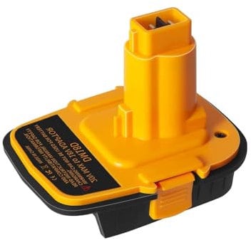 Battery Adapter DM18D with USB,Compatible with Dewalt 18V Tools.Convert for DeWalt 20V & for Milwaukee M18 Lithium Battery to NiCad & NiMh Battery Tools