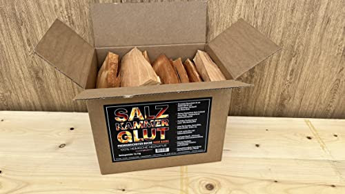 Premium-Scheiter SALZKAMMERGLUT - Reine Buche ohne Rinde - 12,5 kg - Brennholz