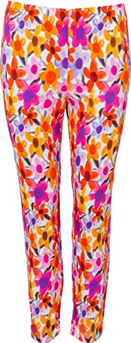 Stehmann Loli-602, schmale Bedruckte Capri-Schlupfhose Größe 44
