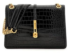 GUESS Women James Convertible Xbody Flap Bag, Bla